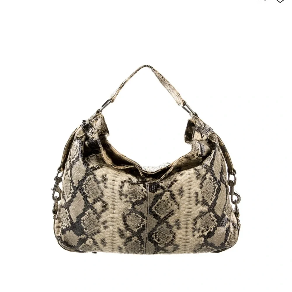 REBECCA MINKOFF - Embossed Patent Leather Hobo